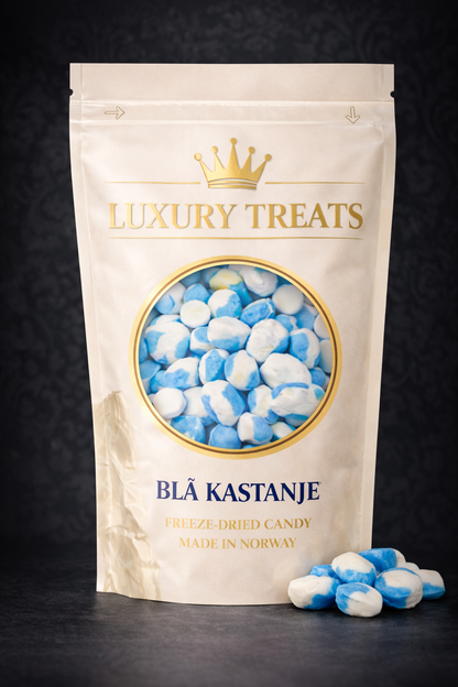 Freeze Dried Kastanjer Blå | 180 g